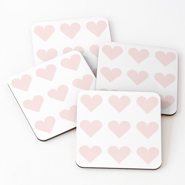 Item preview, Large PALE PINK and WHITE LOVE HEARTS designed and sold by RachelMacht.