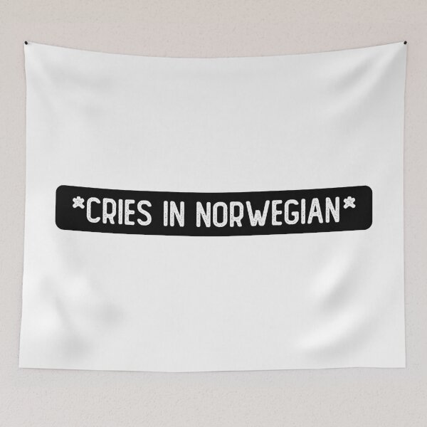 Item preview, Cries In Norwegian Subtitles designed and sold by Sour Soul.