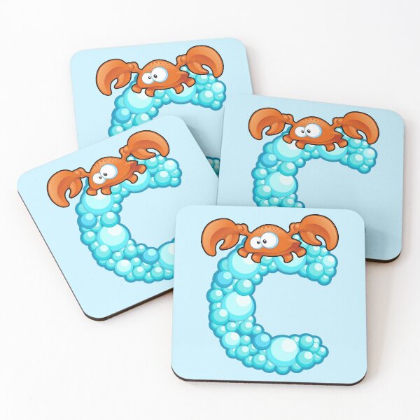 Item preview, Letter C Fishy Bubbly Alphabet designed and sold by PosterpartyCo.