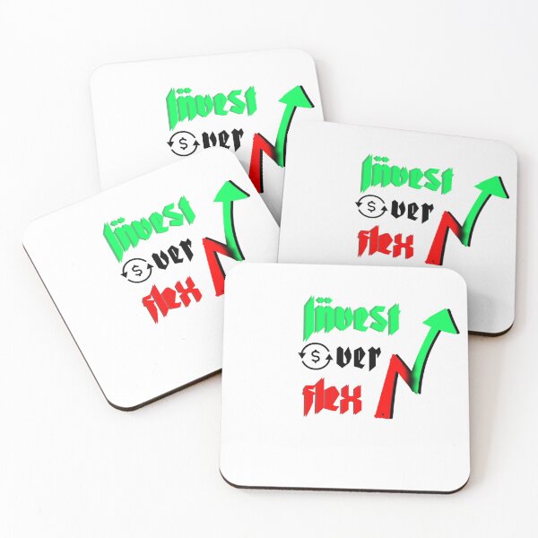 Item preview, Invest Over Flex - Sticker & T-shirt designed and sold by Cloud7Stickers ..