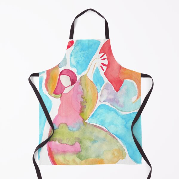 Item preview, Scarf Dance - Red and Turquoise designed and sold by Niina Niskanen.
