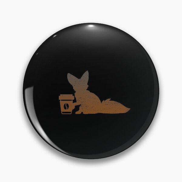 Item preview, Cute Fox Enjoying Coffee designed and sold by Interpret108.