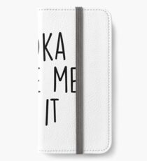 Vodka made me do it iPhone Wallet/Case/Skin