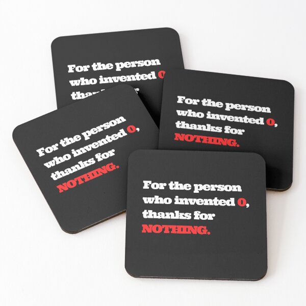Item preview, Thanks for NOTHING - Funny Text designed and sold by BaldingSnail.