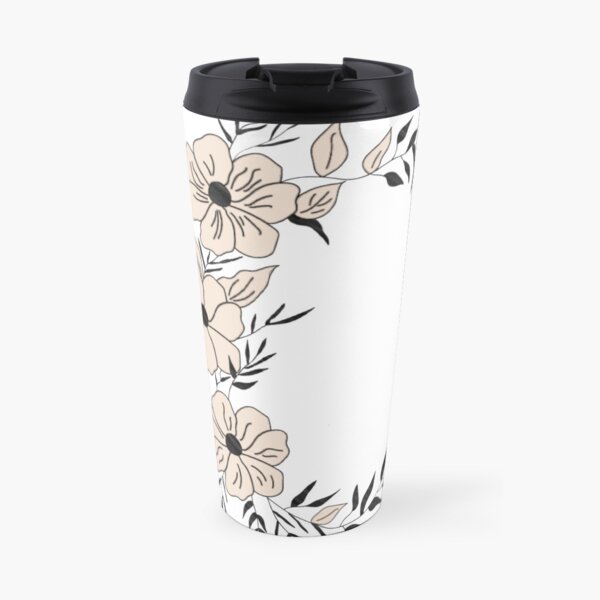 Moon flowers Travel Mug