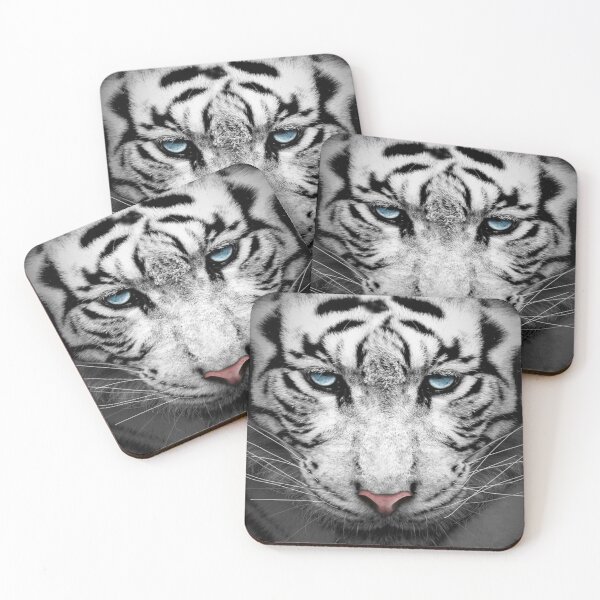 Item preview, White tiger profile , animal isolated , wildlife hunter designed and sold by MarketVisionAV.