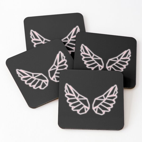 Item preview, Neon Geometric Wings In Pink designed and sold by Fotografille.