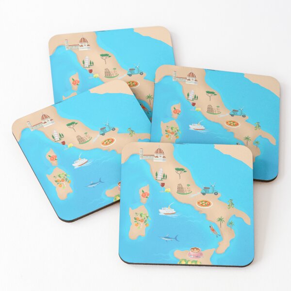 Item preview, Italy Map designed and sold by Peya.