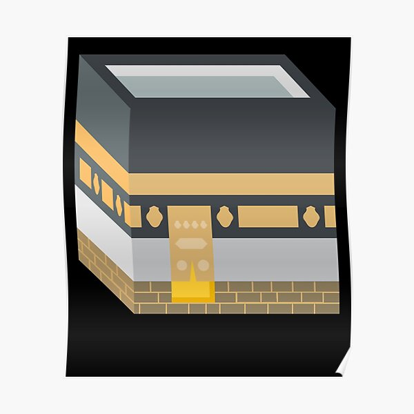 Kaaba Mecca Hijj or Umrah Gift for Proud Muslims Poster