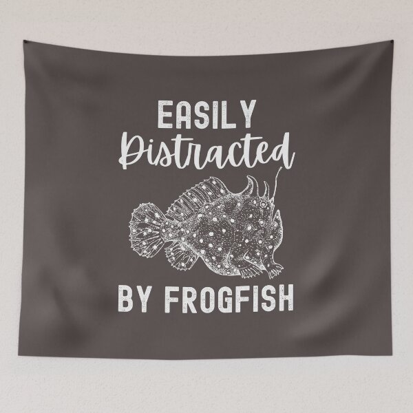 Item preview, Easily Distracted By Frogfish designed and sold by StudioAquaLumos.