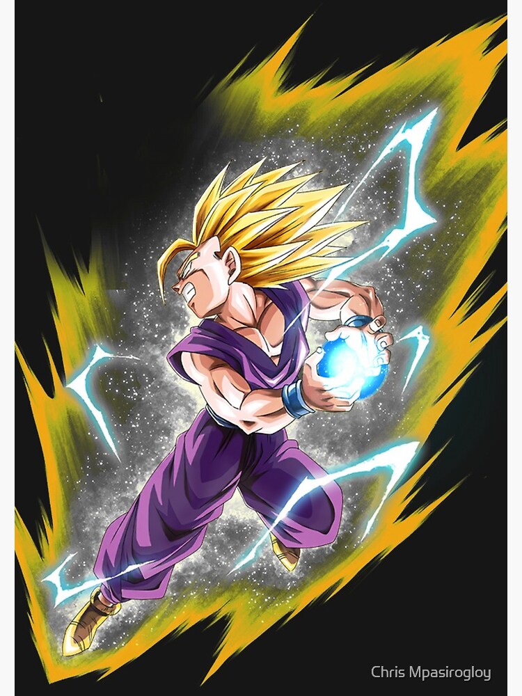 Gohan super saiyan 2  Art Board Print for Sale by fitainment