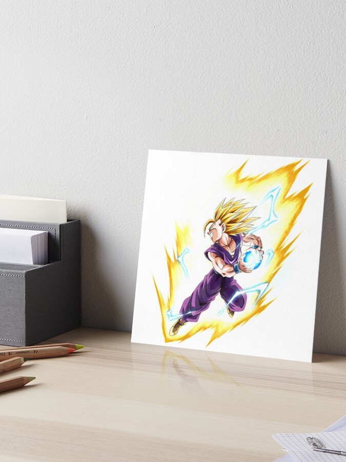 Gohan super saiyan 2  Art Board Print for Sale by fitainment