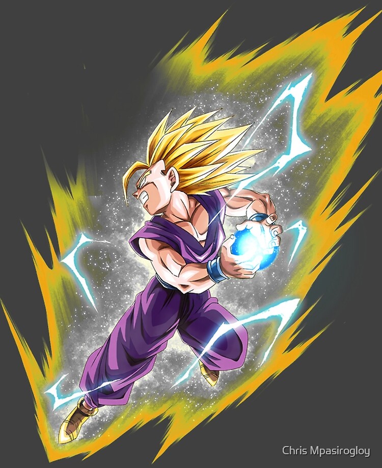 Gohan super saiyan 2  Art Board Print for Sale by fitainment