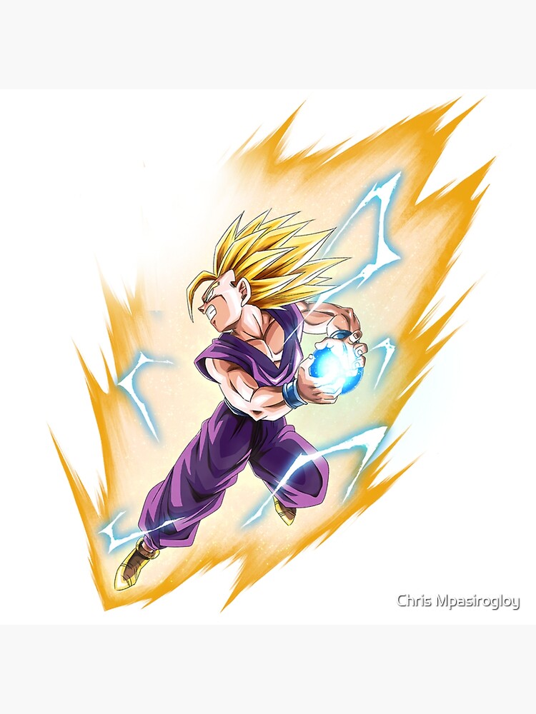 Gohan super saiyan 2  Photographic Print for Sale by fitainment