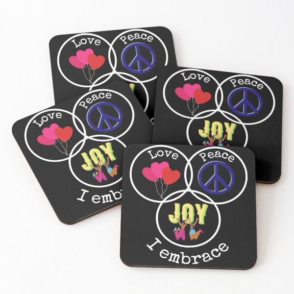 Item preview, Love, Peace, Joy designed and sold by eyoginminimal.