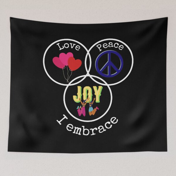 Item preview, Love, Peace, Joy designed and sold by eyoginminimal.