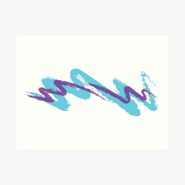 90s Stokes Art Print