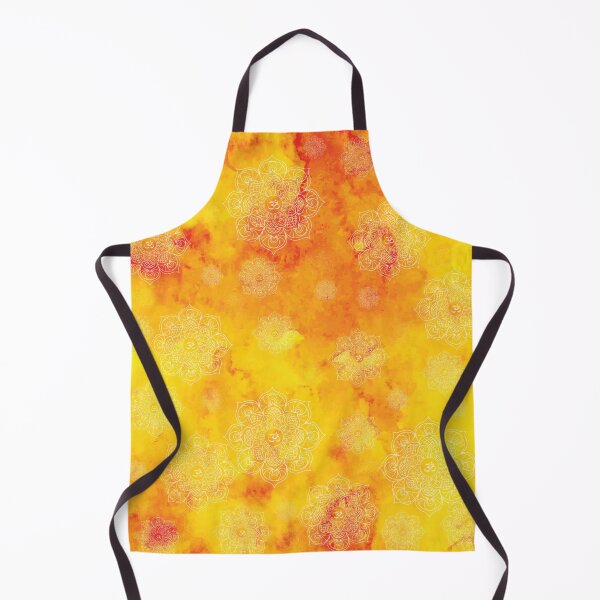 Item preview, Mandalas on Yellow and Red Stains designed and sold by Gerson Ramos.