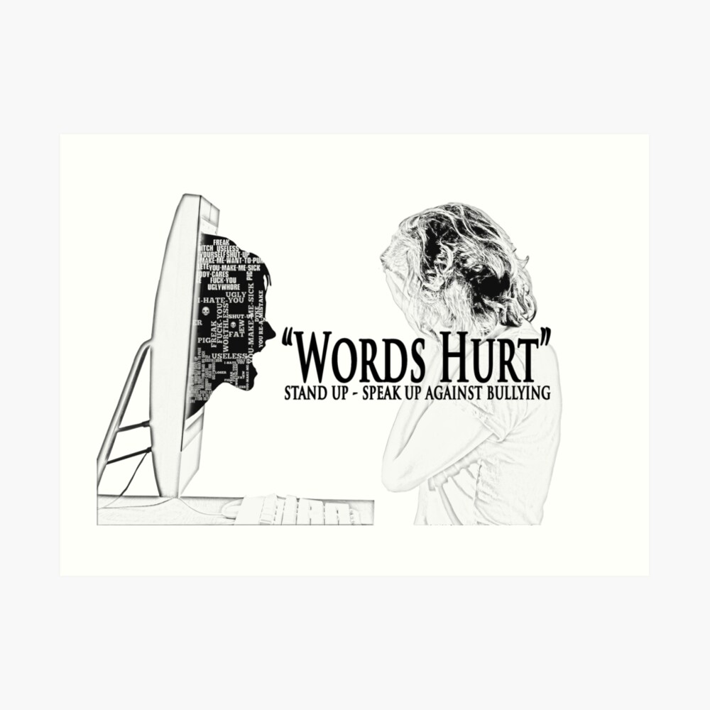 words-hurt-art-print-by-saii79-redbubble