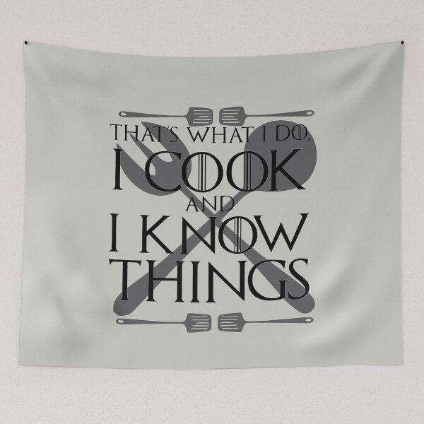Item preview, I Cook and I Know Things Gift designed and sold by TrndSttr.