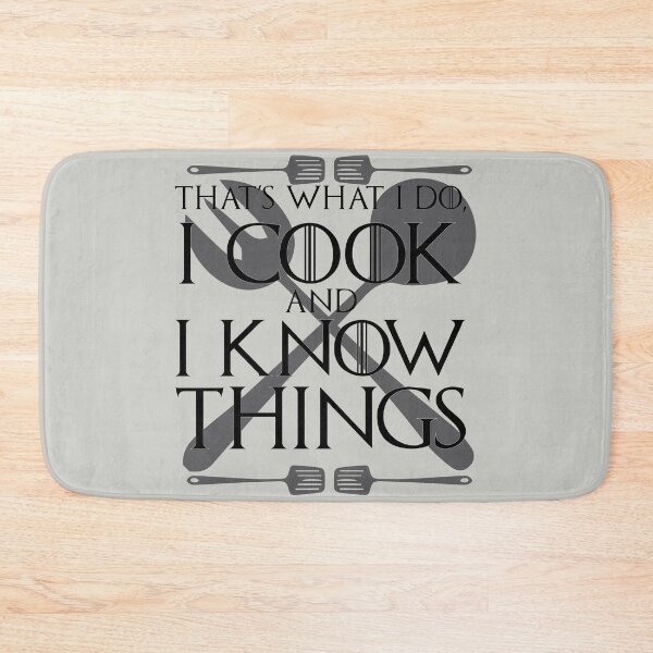 Item preview, I Cook and I Know Things Gift designed and sold by TrndSttr.