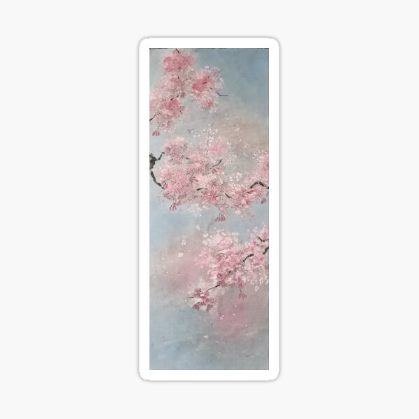 The harmony of nature. Sticker