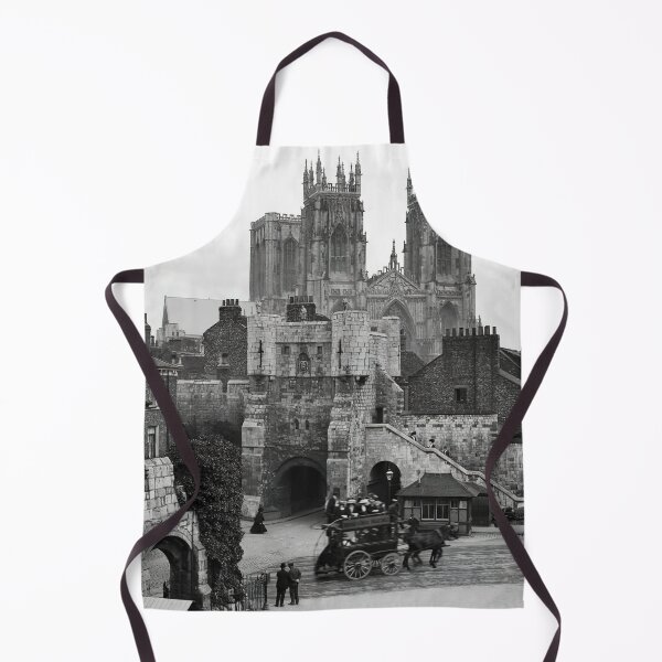 Item preview, York Exhibition Square Early 1900s Horse-drawn Omnibus Horsebus York Minster Remastered Photo designed and sold by Maljonic.