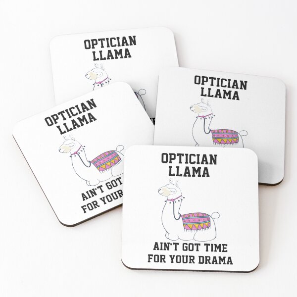 Item preview, Optician Funny Gift - Optician Llama Saying designed and sold by Yay Design.
