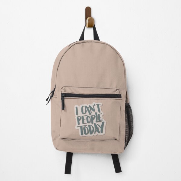 Item preview, I Can't People Today Hand Lettered Quote designed and sold by BexGrimwood.