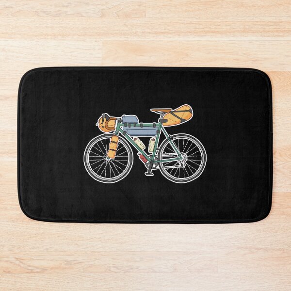 Item preview, Bikepacking Bike / Gravel Bicycle for dark backgrounds designed and sold by PedalAndChain.