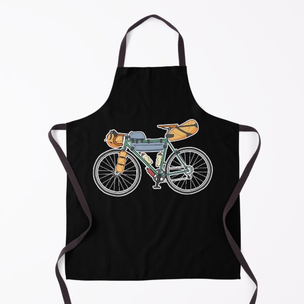 Item preview, Bikepacking Bike / Gravel Bicycle for dark backgrounds designed and sold by PedalAndChain.