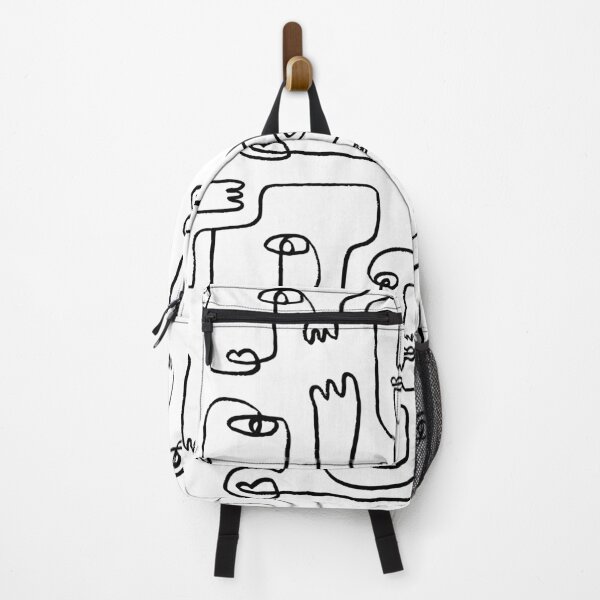 Item preview, One line abstract faces designed and sold by Foxeye Daisy.