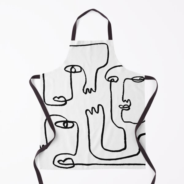 Item preview, One line abstract faces designed and sold by Foxeye Daisy.