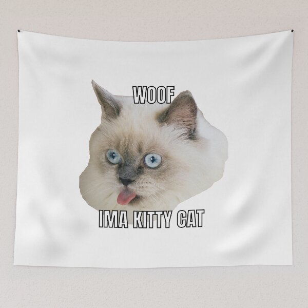 Item preview, WOOF IMA KITTY CAT designed and sold by Anna  Huijgen.