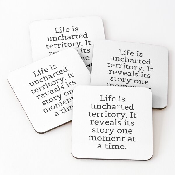 Item preview, Life is uncharted territory. It reveals its story one moment at a time. designed and sold by Optimus108.