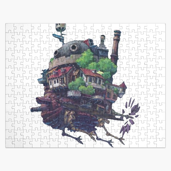 Howls Moving Castle Jigsaw Puzzles Redbubble