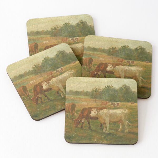 Item preview, Cows - Edward Mitchell Bannister - c1890 designed and sold by CrankyOldDude.
