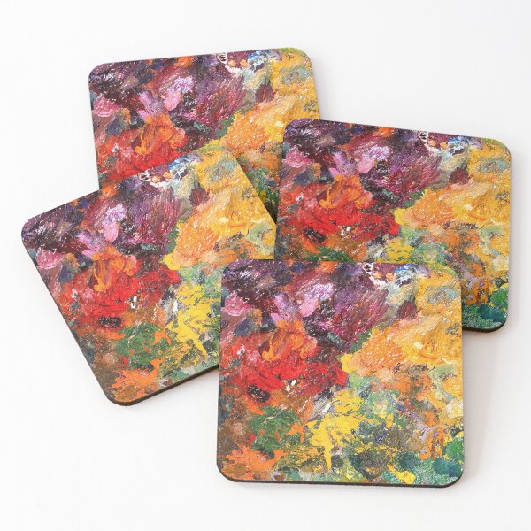 Item preview, abstract colourful oilpainting designed and sold by cutecrazytshirt.