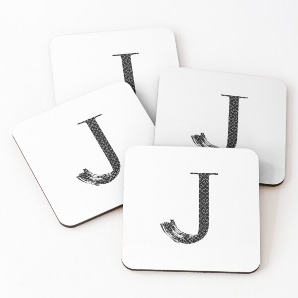 Aperçu de l'œuvre Lettre J - Noir et blanc # 1 créée et vendue par Kettukas.