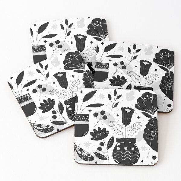 Item preview, Black and White Gardening and Plants designed and sold by KA DESIGNS.