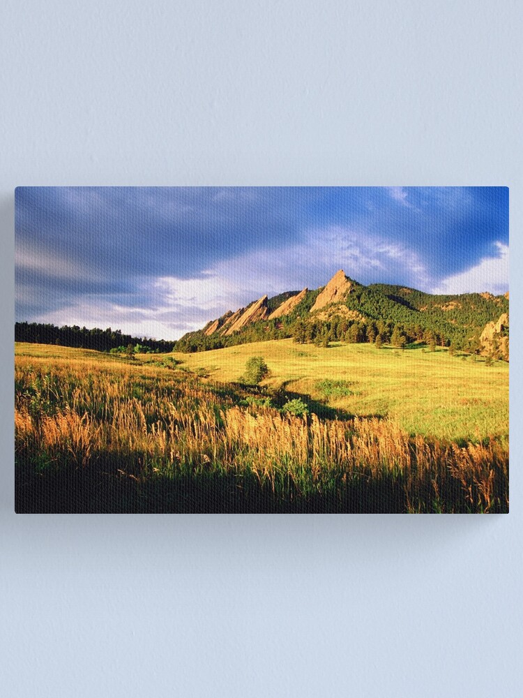 Alternate view of Summer At The Flatirons Canvas Print