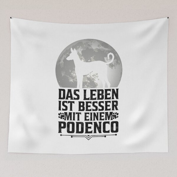 Item preview, Life is better with Podenco spanish hunting dog saying designed and sold by madgrfx.