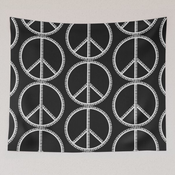 Item preview, Piano Keyboard Peace designed and sold by iTrending.