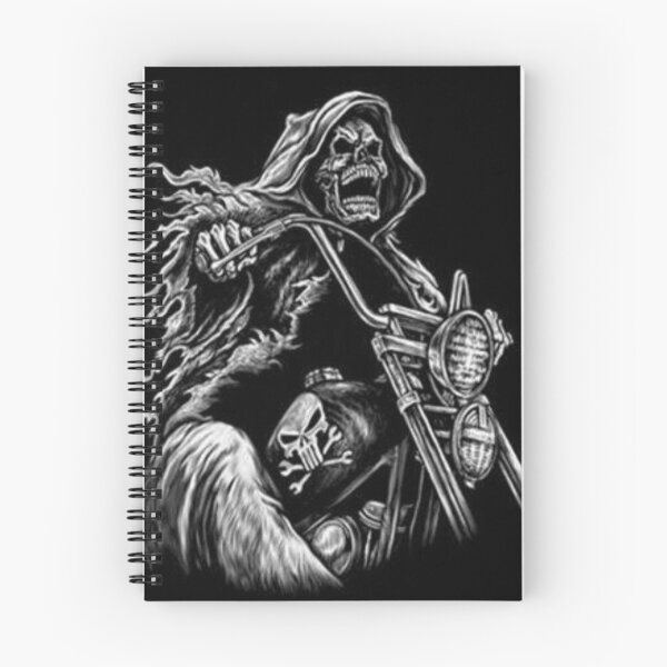 Item preview, Grim Reaper Riding a motorcycle. designed and sold by slashrose4ever.