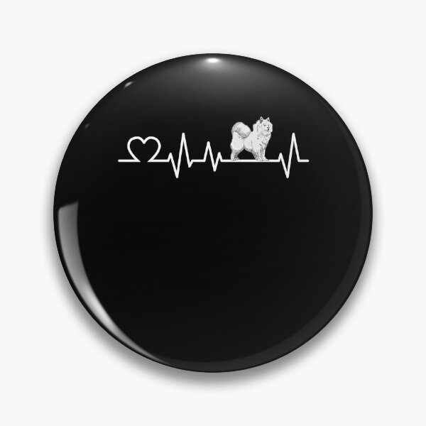 Item preview, Samoyed heartbeat sled dog owner gift designed and sold by madgrfx.