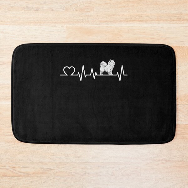 Item preview, Samoyed heartbeat sled dog owner gift designed and sold by madgrfx.