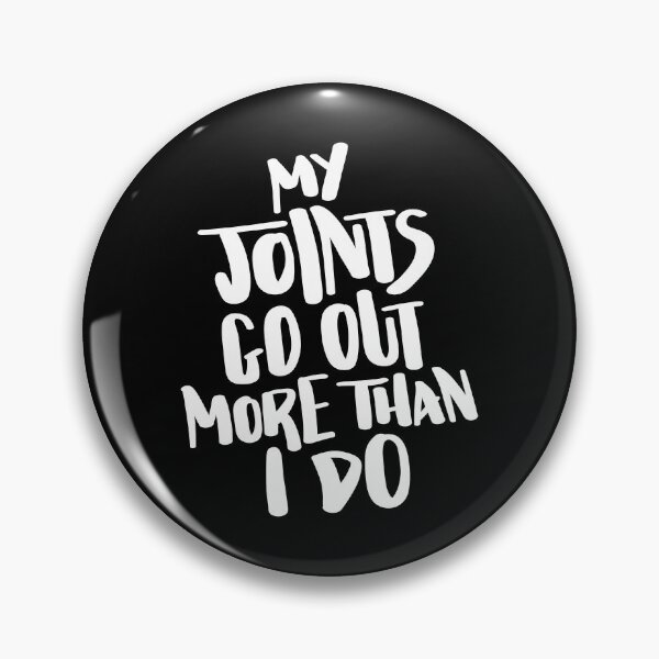 Item preview, My Joints Go Out More Than I Do Hand Lettered Quote designed and sold by BexGrimwood.
