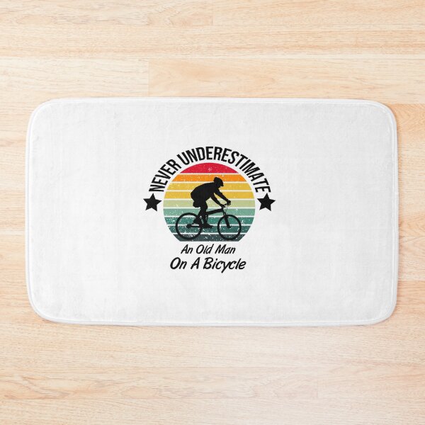 Item preview, Never Underestimate An Old Guy On A Bicycle designed and sold by wizanestore.