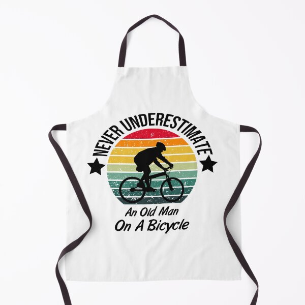 Item preview, Never Underestimate An Old Guy On A Bicycle designed and sold by wizanestore.