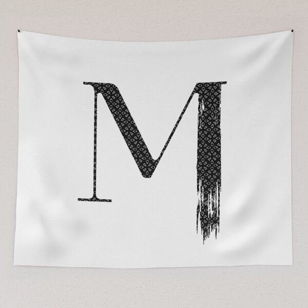 Item preview, Letter M - Black & White #1 designed and sold by Kettukas.